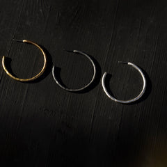 Jalo Hoop Earring in Silver