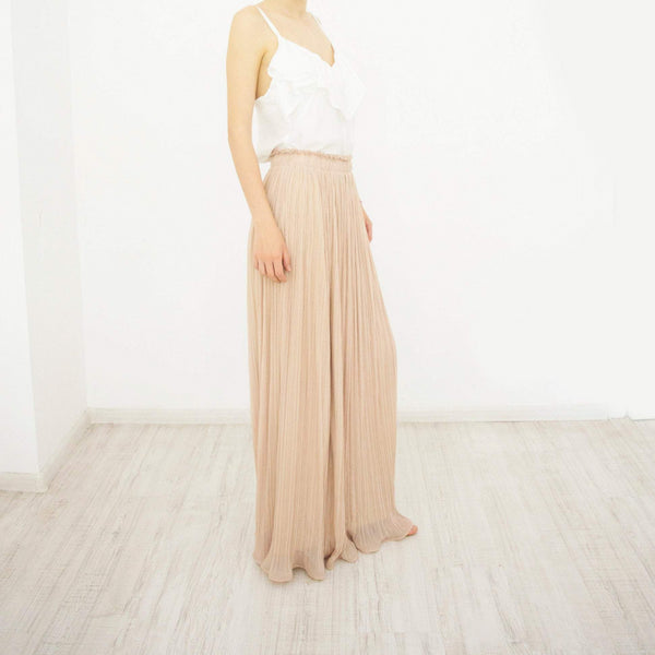 Pleated maxi sale skirt xs