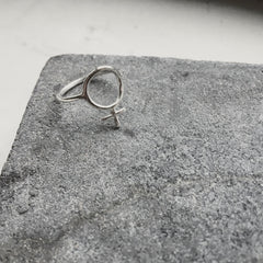 Ada Feminist Ring Bronze or Gold