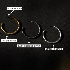 Jalo Hoop Earring in Silver