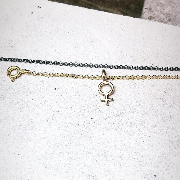 Minna Feminist Bracelet Silver female symbol handmade design Wild Arrow
