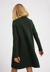 FRIADAA Dark Green Knitted Dress 100% Organic Cotton