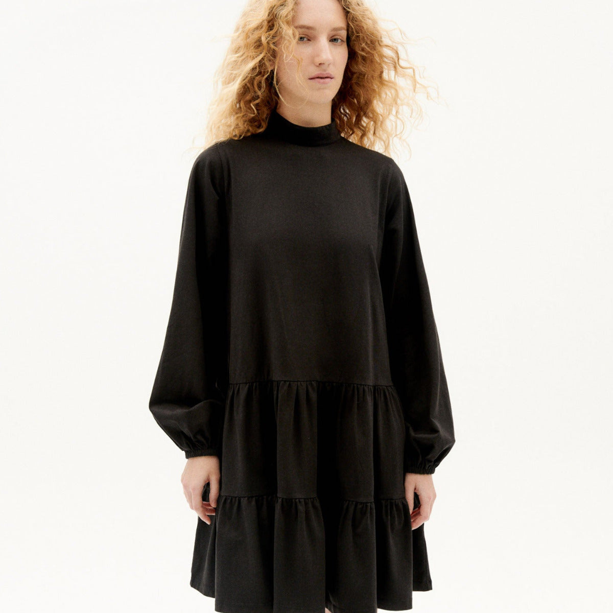 Black Liliana Dress Organic Cotton