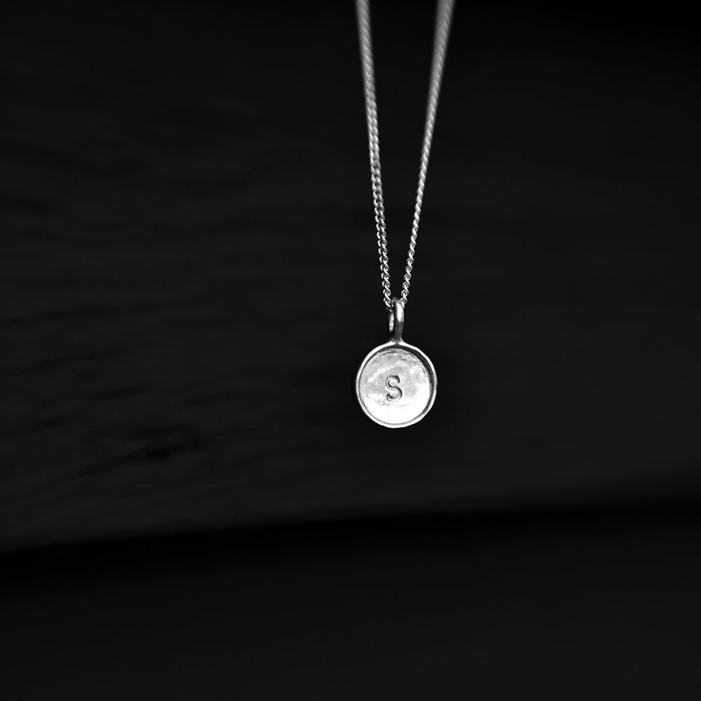 V Letter Simple 925 Italian Silver Necklace
