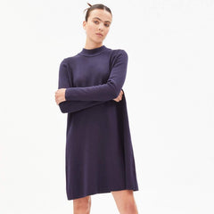 FRIADAA Night Sky Blue Knitted Dress 100% Organic Cotton