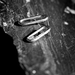 Lähtö örhängen i äkta silver, handtillverkade i verkstad i Stockholm.