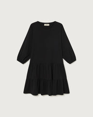 Lily Dress Black Organic Cotton