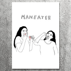 Man Eater - Art Print (A4)