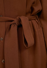 SAIGAA Brown Dress in LENZING™ ECOVERO™