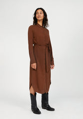 SAIGAA Brown Dress in LENZING™ ECOVERO™
