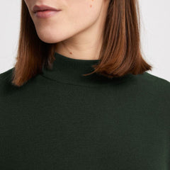 Seldaa Vintage Green Knitted Sweater in Organic Cotton