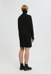Siennaa Black Knitted Dress Organic Cotton Size L