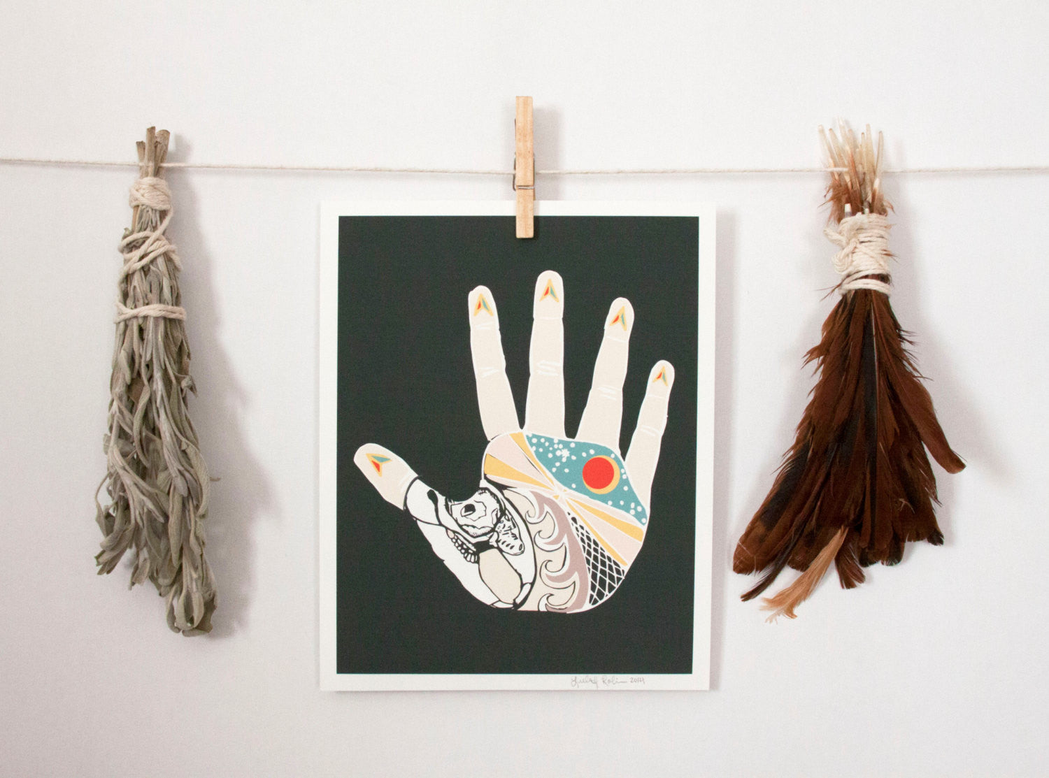 The Hand Art Print