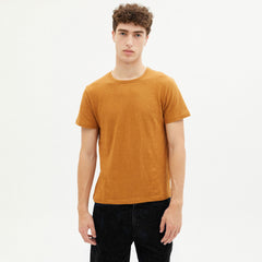 Basic Golden Brown Hemp T-Shirt