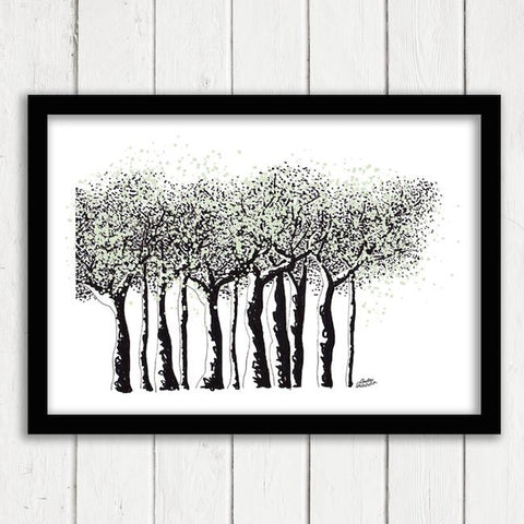 Trees (A4) Art Print