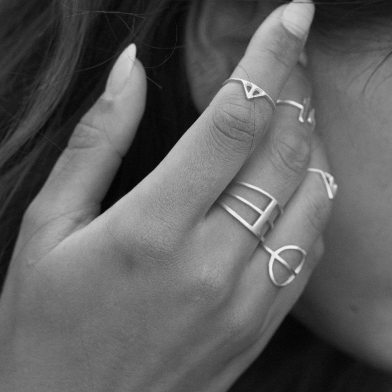 Taika Small Ring Silver, recycled silver, made in Stockholm – Wild