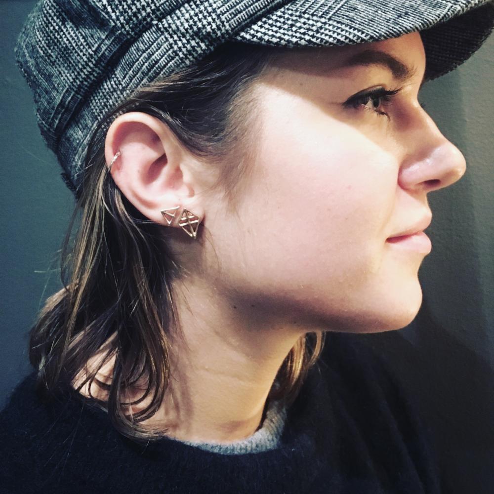 Ruuti Ruuti Earrings Oxidized Dark Grey/Black Silver – Wild & Arrow