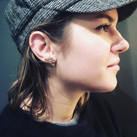 Ruuti Earrings Bronze