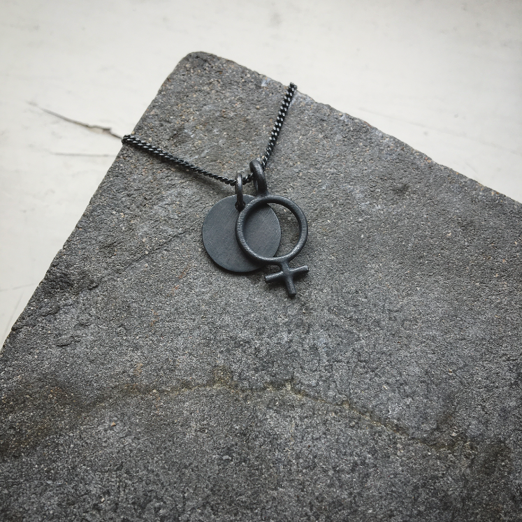 Chain Sterling Silver Black Gold Plated In Your Custom Length